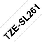 Brother TZE-SL261 cinta para impresora de etiquetas Negro sobre blanco (2)