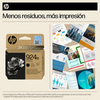 HP 924e EvoMore Black Original Ink Cartridge cartucho de tinta 1 pieza(s) Alto rendimiento (XL) Negro (3)
