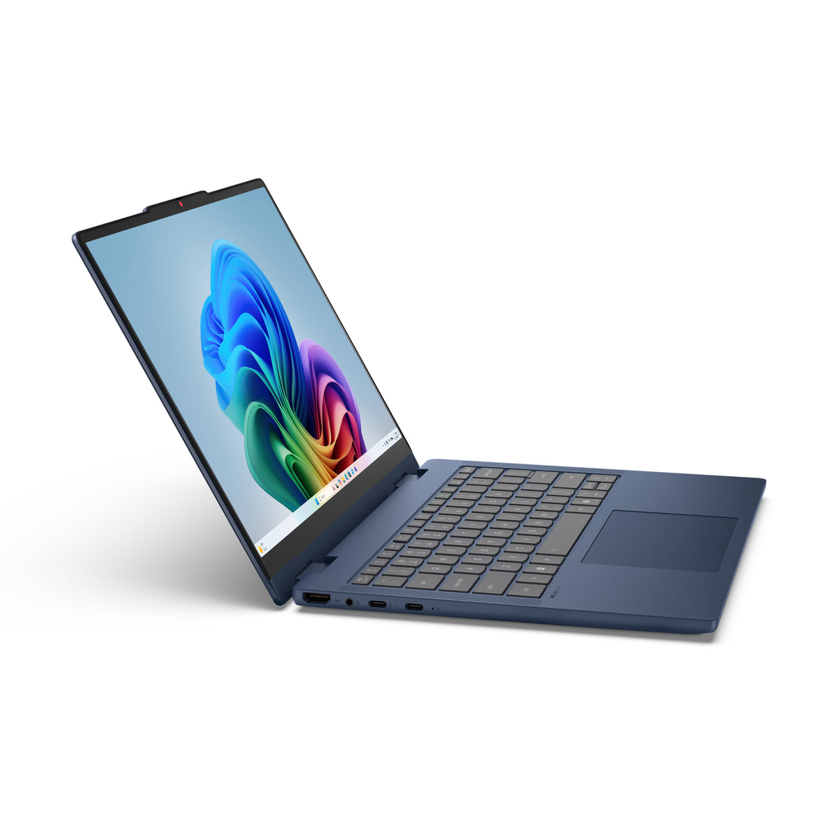 Lenovo IdeaPad 5 2-in-1 14IPH11 Copilot+ PC Intel Core Ultra 7 355 Híbrido (2-en-1) 35,6 cm (14") Pantalla táctil WUXGA 16 GB DDR5-SDRAM 512 GB SSD Wi-Fi 7 (802.11be) Windows 11 Home Azul Alemán (7)