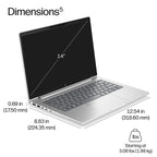 HP ProBook 4 G2i 14 inch Notebook Next Gen AI PC Wolf Pro Security Edition Copilot+ PC Intel Core Ultra 5 325 Laptop 35.6 cm (14") WUXGA 16 GB DDR5-SDRAM 512 GB SSD Wi-Fi 7 (802.11be) Windows 11 Pro Silver (4)