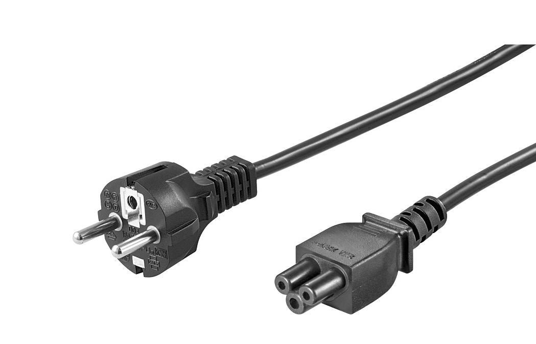 Microconnect PE010810S cable de transmisión Negro 1 m Enchufe tipo E+F C5 acoplador (2)