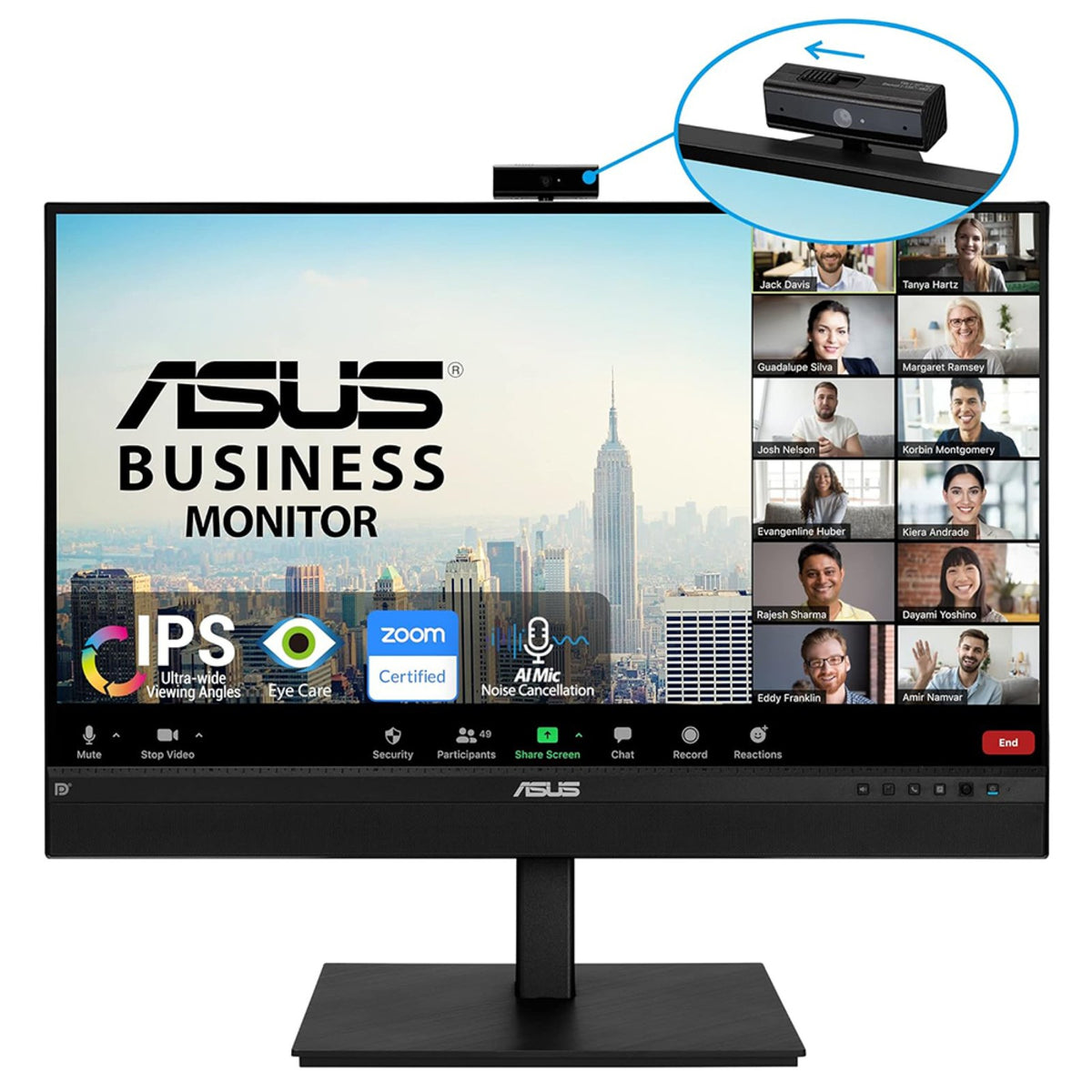 Asustek 90LM03I1-B01370 - ASUS BE27ACSBK, Monitor LED, 27"