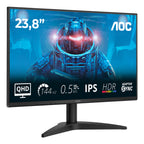 AOC B3 Q24B36X pantalla para PC 60,5 cm (23.8") 2560 x 1440 Pixeles Quad HD LED Negro (2)