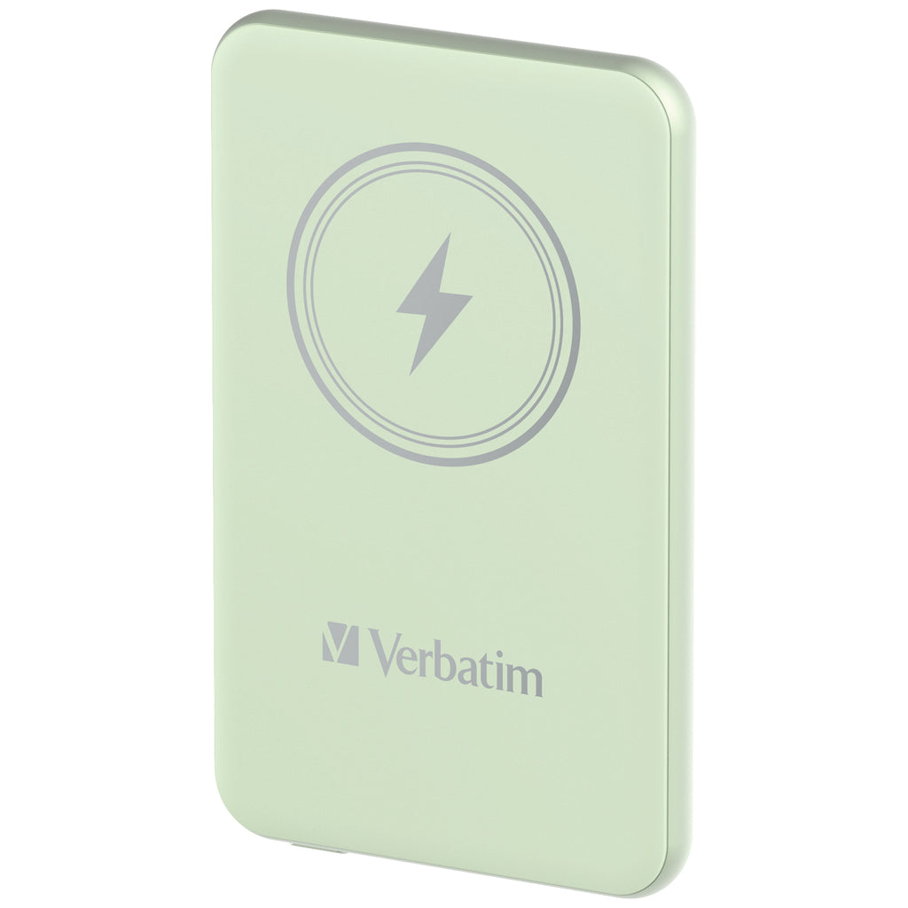 Verbatim Charge 'n' Go Polímero de litio 5000 mAh Cargador inalámbrico Verde