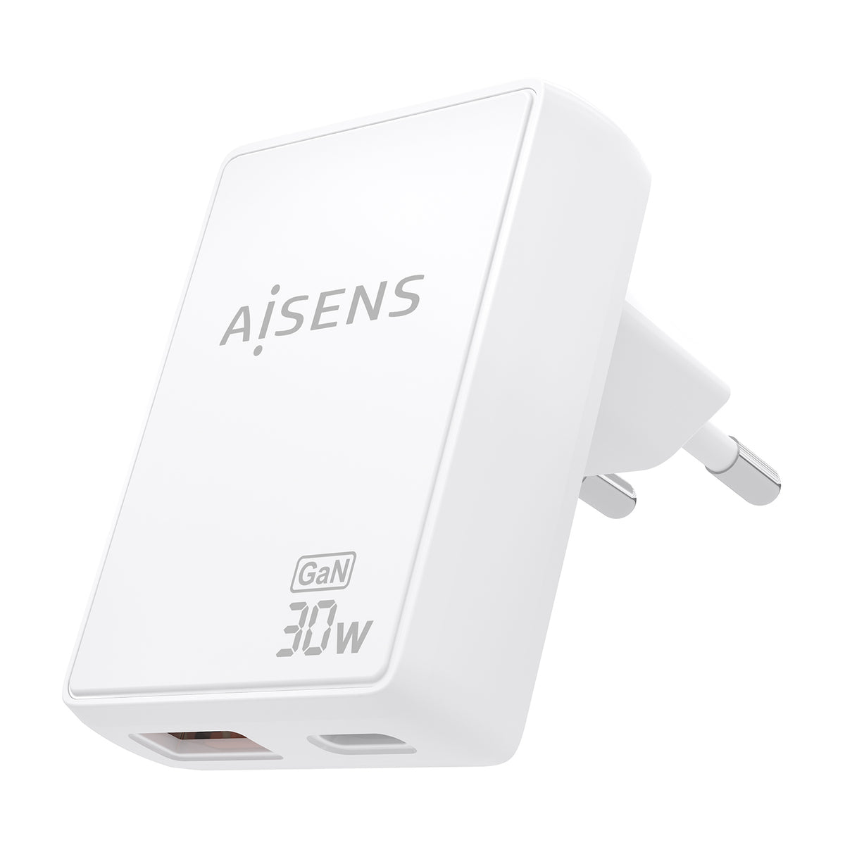 AISENS ASCH-30W2P074-W cargador de dispositivo móvil Cámara digital, Teléfono móvil, Portátil, Smartphone, Tableta, Universal Corriente alterna Carga rápida Interior (3)