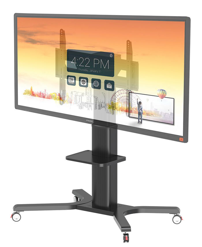Peerless PR598-M soporte para monitor 2,49 m (98") Piso Negro