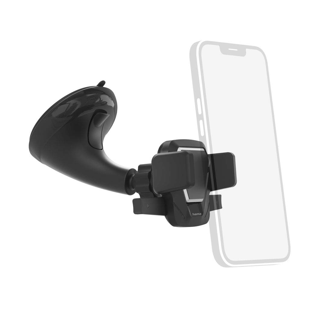 Hama Easy Snap Soporte pasivo Teléfono móvil/smartphone Negro