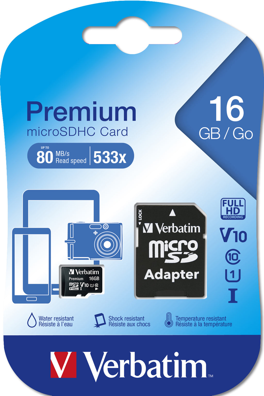 Verbatim Premium 16 GB MicroSDHC Clase 10 (4)
