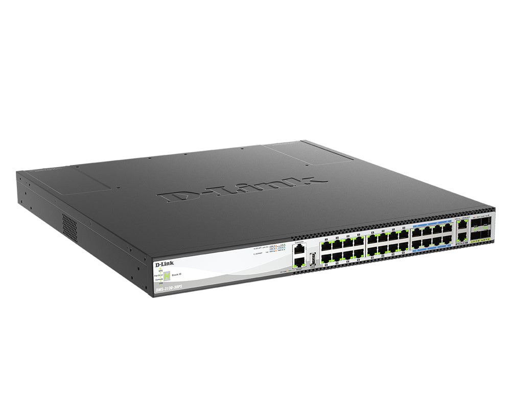 D-Link DMS-3130-30PS switch Gestionado L3 2.5G Ethernet (100/1000/2500) Energía sobre Ethernet (PoE) 1U Negro (3)