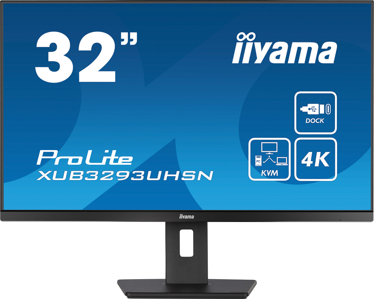 iiyama ProLite XUB3293UHSN-B5 pantalla para PC 80 cm (31.5") 3840 x 2160 Pixeles 4K Ultra HD LCD Negro (3)