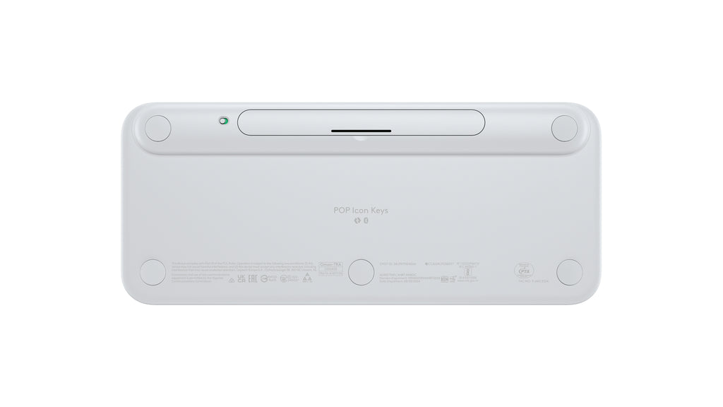 Logitech POP Icon Keys teclado Universal Bluetooth QWERTY Inglés del Reino Unido Blanco (2)