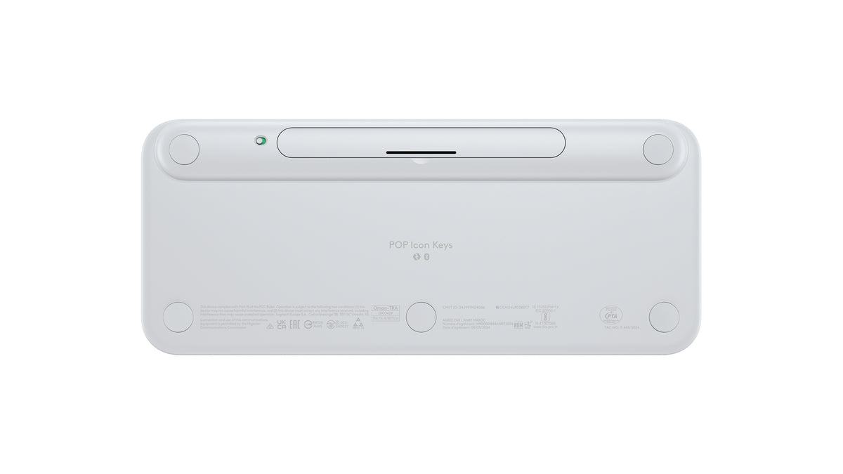 Logitech POP Icon Keys teclado Universal Bluetooth QWERTY Inglés del Reino Unido Blanco (2)