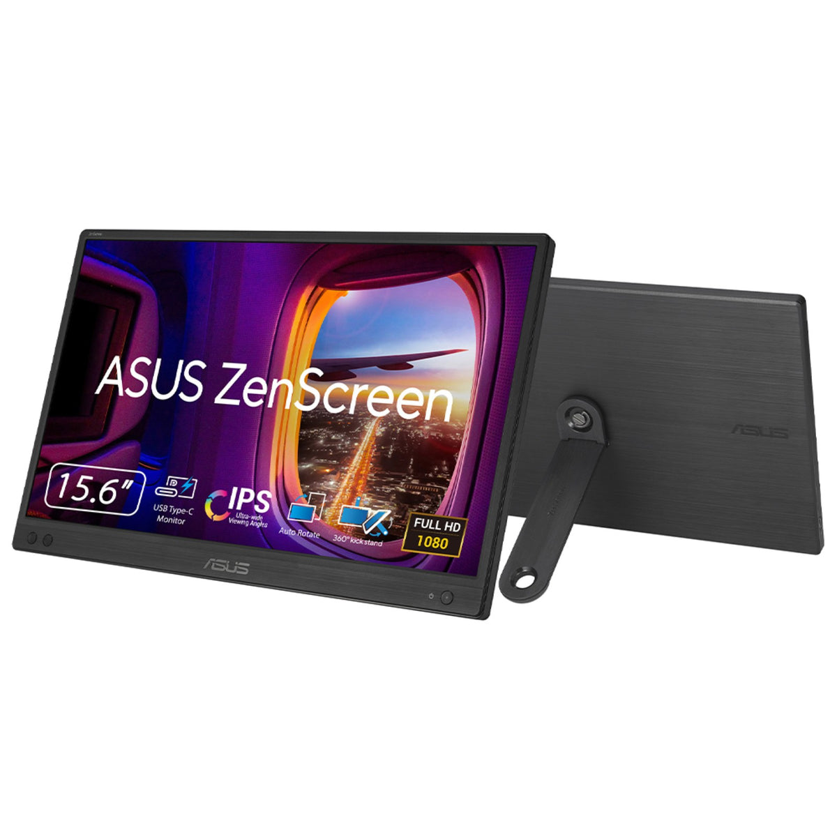 ASUS ZenScreen MB166CR pantalla para PC 39,6 cm (15.6") 1920 x 1080 Pixeles Full HD LCD Negro (2)