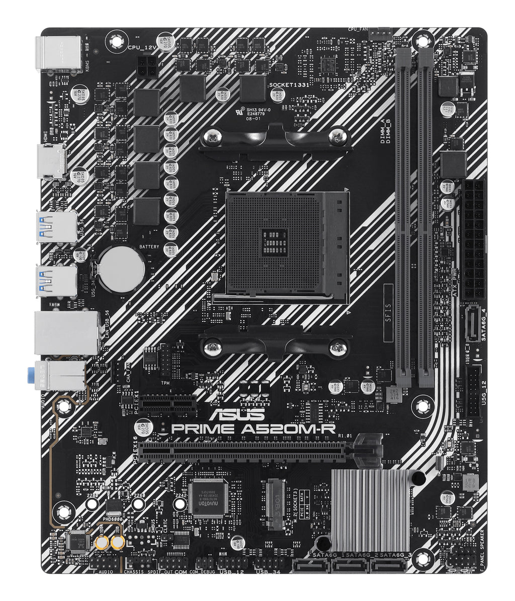 ASUS PRIME A520M-R AMD A520 Zócalo AM4 micro ATX (3)