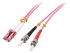 Lindy 46352 Cable de fibra óptica e InfiniBand 3 m LC ST Rosa (2)