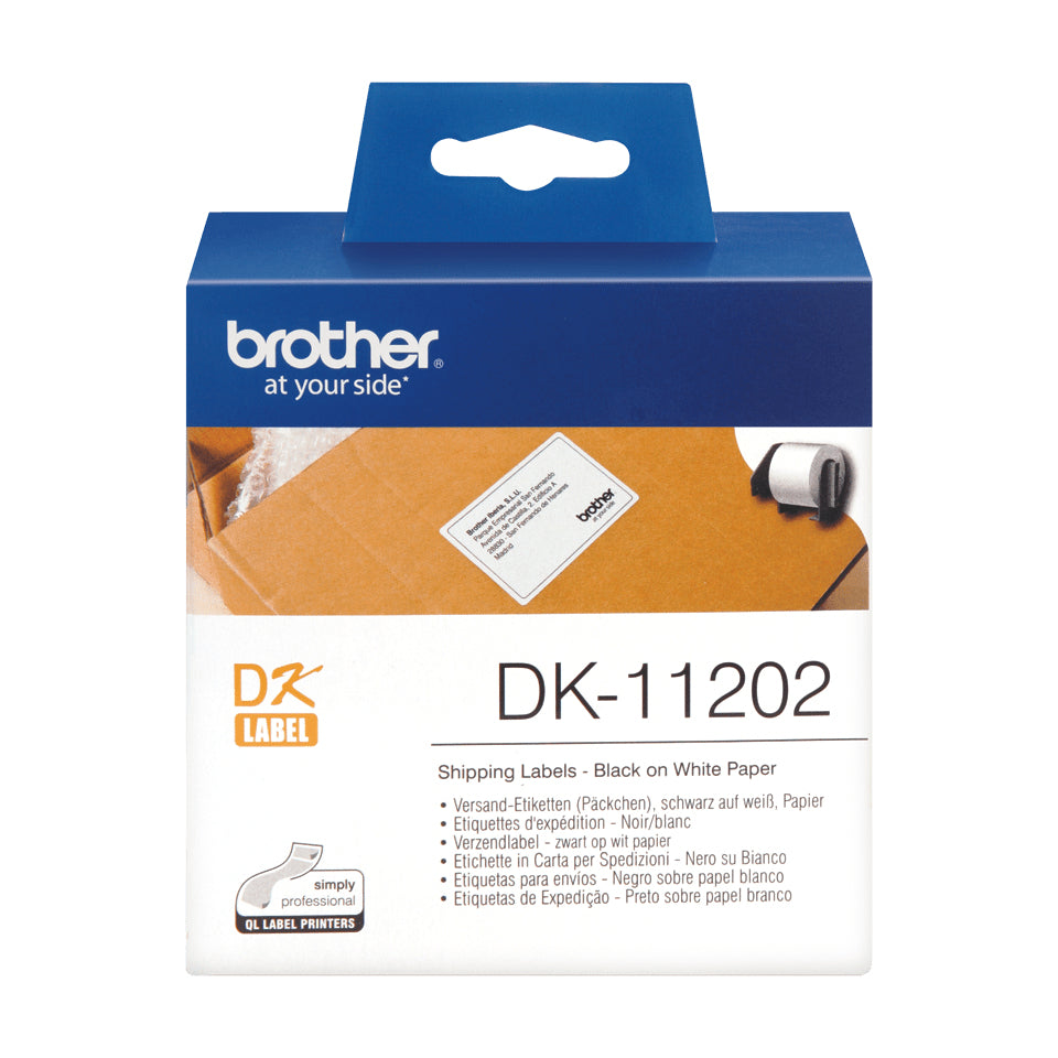 Brother DK-11202 cinta para impresora de etiquetas Negro sobre blanco (3)