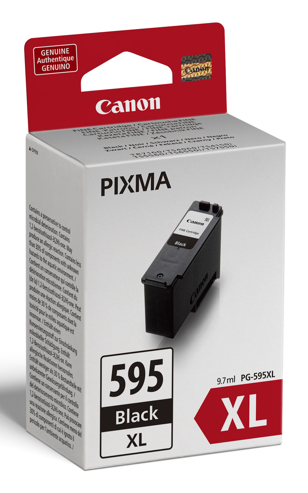 Canon PG-595XL/CL-586XL + GP-501 50Sh. Value Pack cartucho de tinta 2 pieza(s) Original Alto rendimiento (XL) Negro, Cian, Magenta, Amarillo