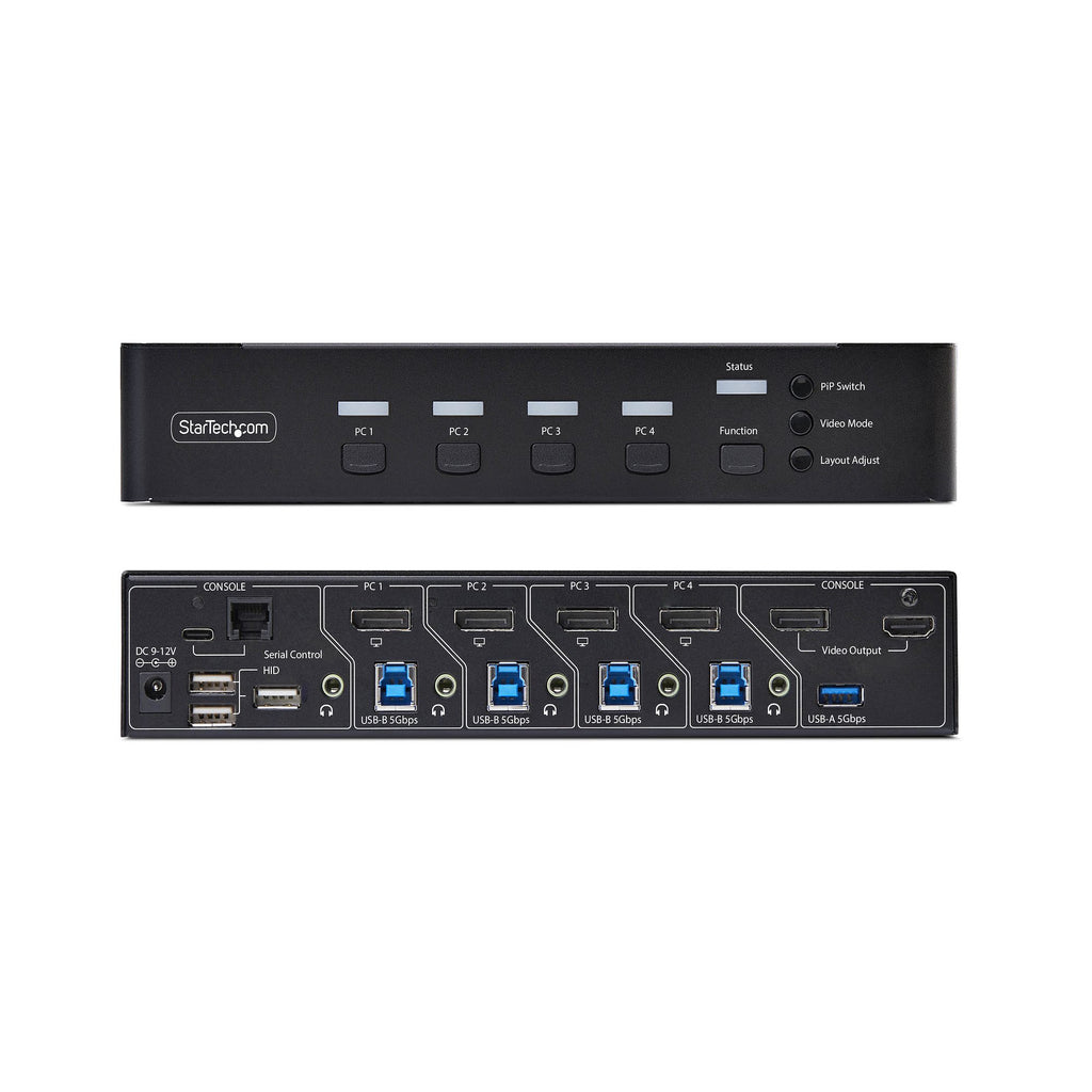 StarTech.com P4AD122M-KVM-SWITCH interruptor KVM Negro (5)