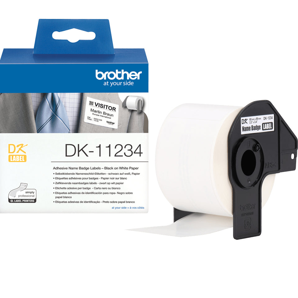Brother DK-11234 etiqueta de impresora Blanco Etiqueta para impresora autoadhesiva (2)