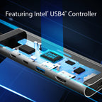 j5create JCD401 Alámbrico USB 3.2 Gen 2 (3.1 Gen 2) Type-C Plata