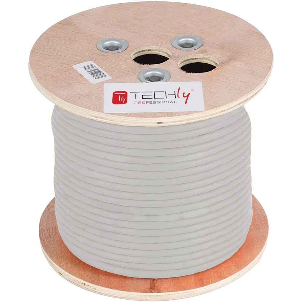 Techly ITP-C6A-FLS305 cable de red Gris 305 m Cat6a S/FTP (S-STP) (2)