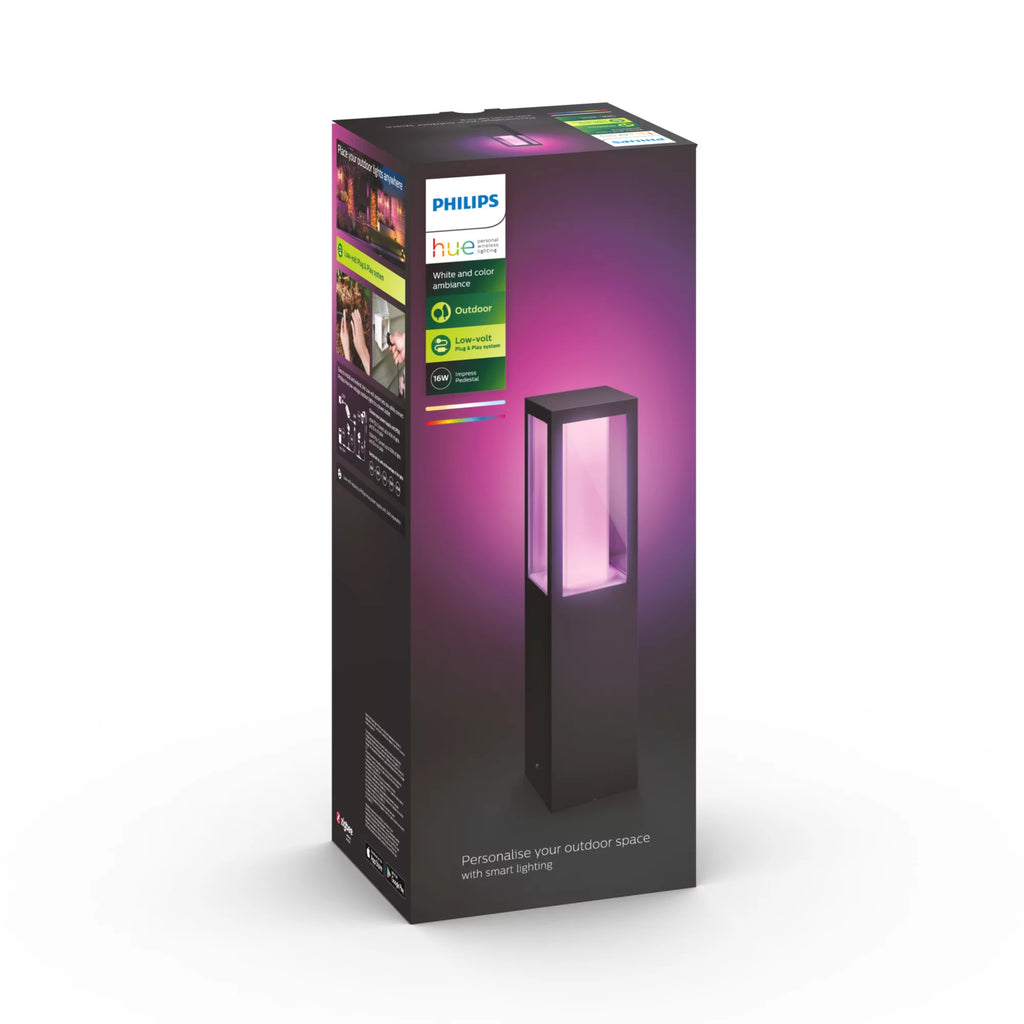 Philips 8718696170526 Luz de pedestal bombilla LED 8W clase negro