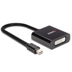 Lindy 41736 cambiador de género para cable Mini DisplayPort DVI-D Negro (4)