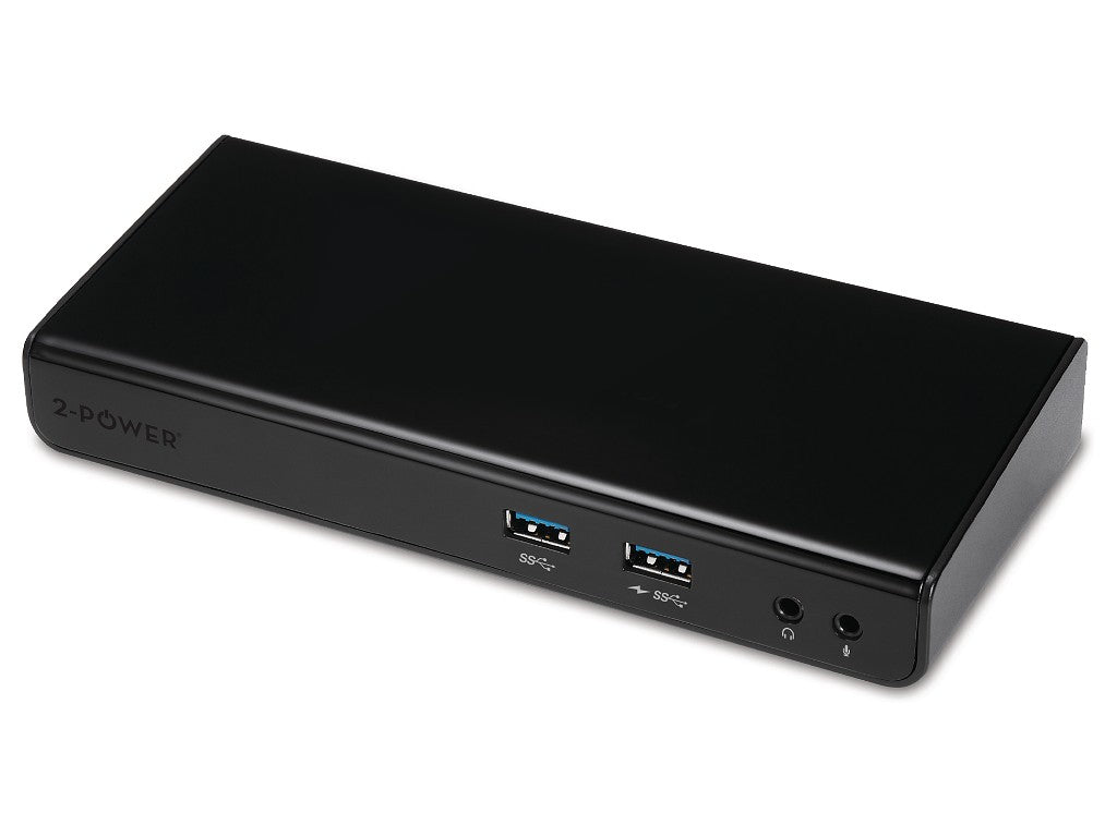 2-Power DOC0110A base para portátil y replicador de puertos Alámbrico USB 3.2 Gen 1 (3.1 Gen 1) Type-B Negro