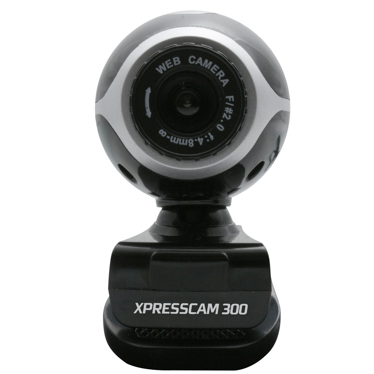 NGS Xpresscam300 cámara web 8 MP 1920 x 1080 Pixeles USB 2.0 Negro, Plata (3)