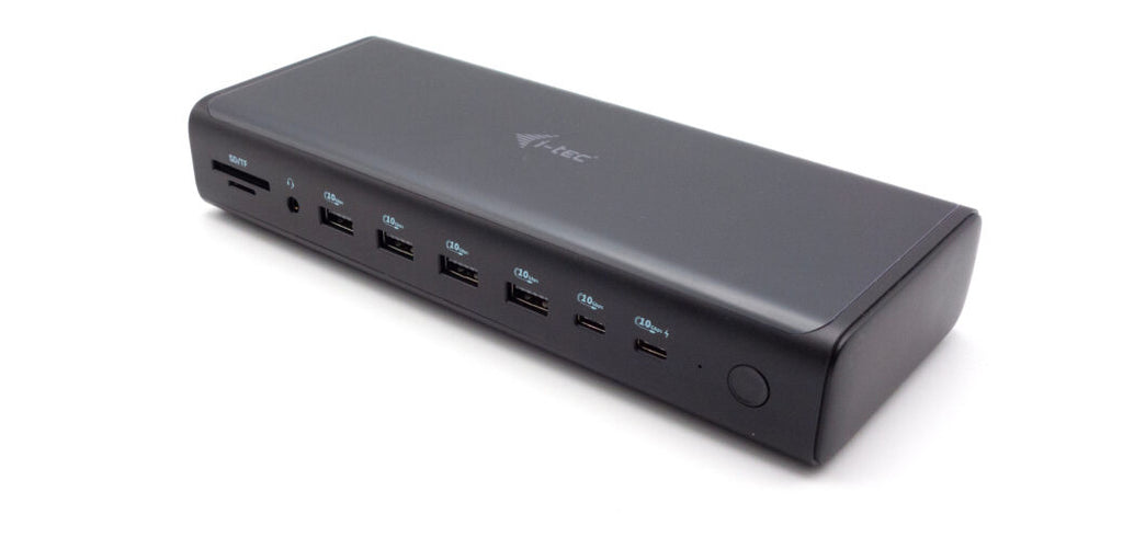 i-tec CA6MONITORDOCKPD base para portátil y replicador de puertos Alámbrico USB 3.2 Gen 1 (3.1 Gen 1) Type-C Negro