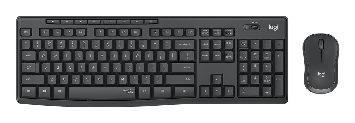 Logitech 920-009796 teclado Ratón incluido Oficina RF inalámbrico QWERTZ Suizo Grafito (5)