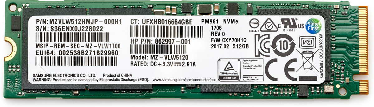 HP 1TB PCIe 4x4 NVMe TLC SSD M.2 PCI Express 4.0 (2)