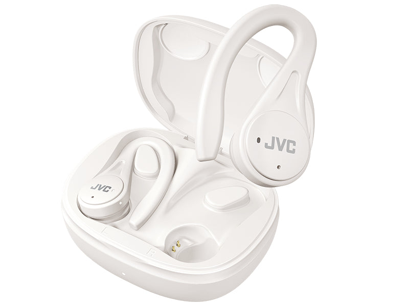 JVC HA-EC25T Auriculares True Wireless Stereo (TWS) gancho de oreja, Dentro de oído Llamadas/Música Bluetooth Blanco (2)