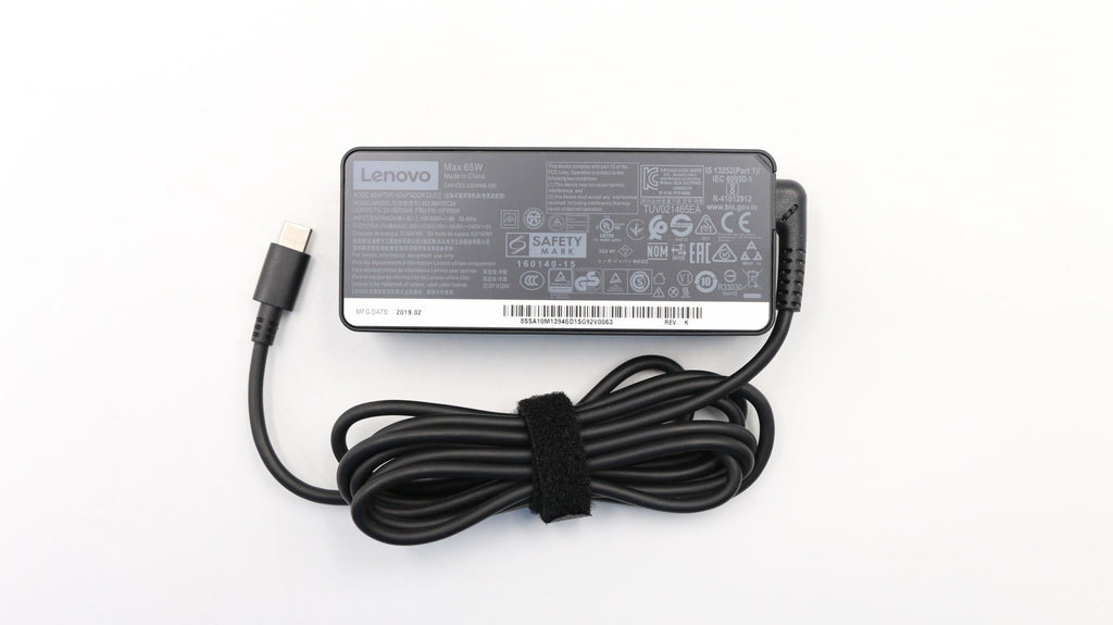 Lenovo FRU01FR030 adaptador e inversor de corriente Interior 65 W Negro (3)