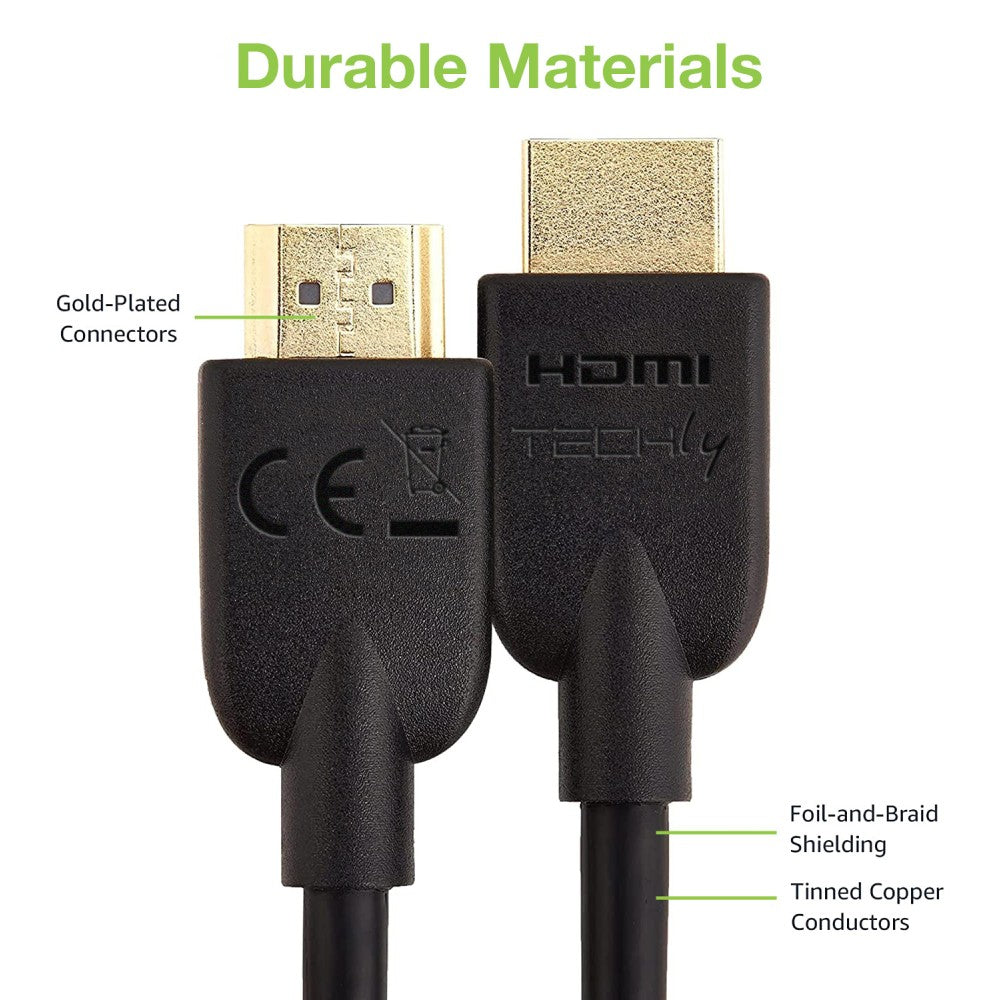 Techly ICOC HDMI2-4-050T cable HDMI 5 m HDMI tipo A (Estándar) Negro (7)