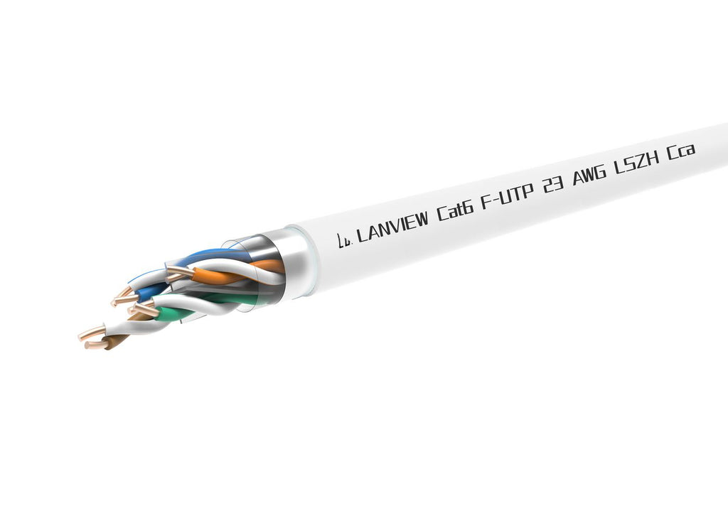 Lanview LVN122161 cable de red Blanco 500 m Cat6 U/UTP (UTP) Alrededor (2)