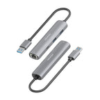 AISENS ASUC-4P035-GR base para portátil y replicador de puertos Alámbrico USB 3.2 Gen 1 (3.1 Gen 1) Type-A (4)