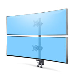 StarTech.com H2MPV-MONITOR-MOUNT soporte para monitor 124,5 cm (49") Escritorio Negro