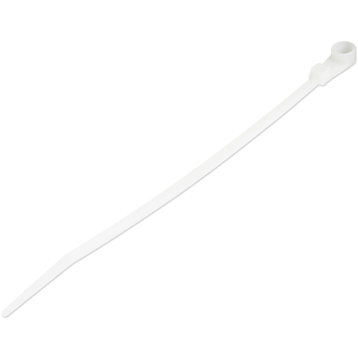 StarTech.com CBMZTS10N6 presilla Brida reutilizable Nylon, Plástico Blanco 100 pieza(s)