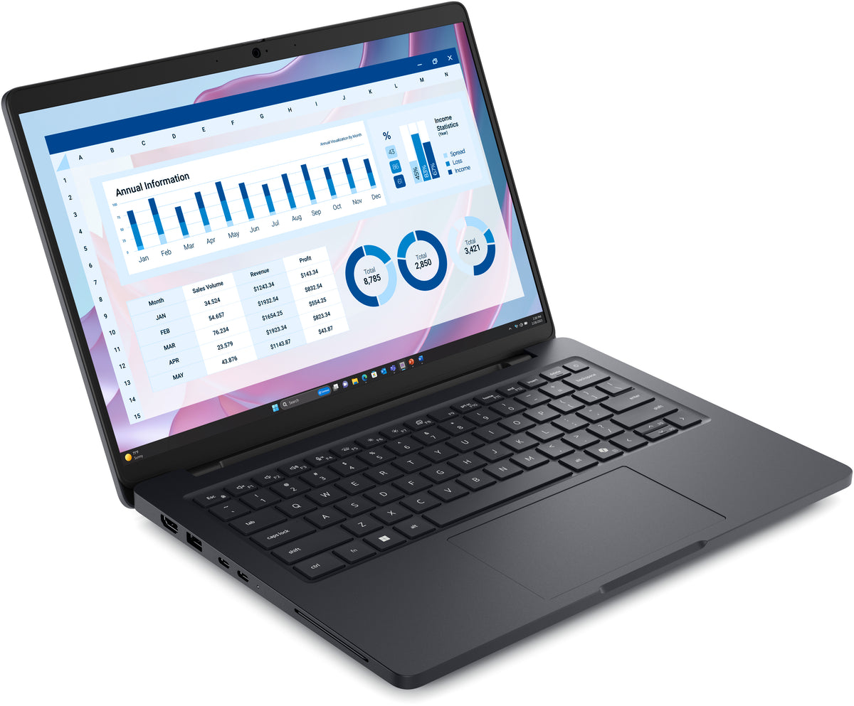DELL Pro Max 14 MC14255 Copilot+ PC AMD Ryzen AI 7 PRO 350 Estación de trabajo móvil 35,6 cm (14") Full HD+ 16 GB LPDDR5x-SDRAM 512 GB SSD Wi-Fi 7 (802.11be) Windows 11 Pro Negro Checa, Eslovaco (3)