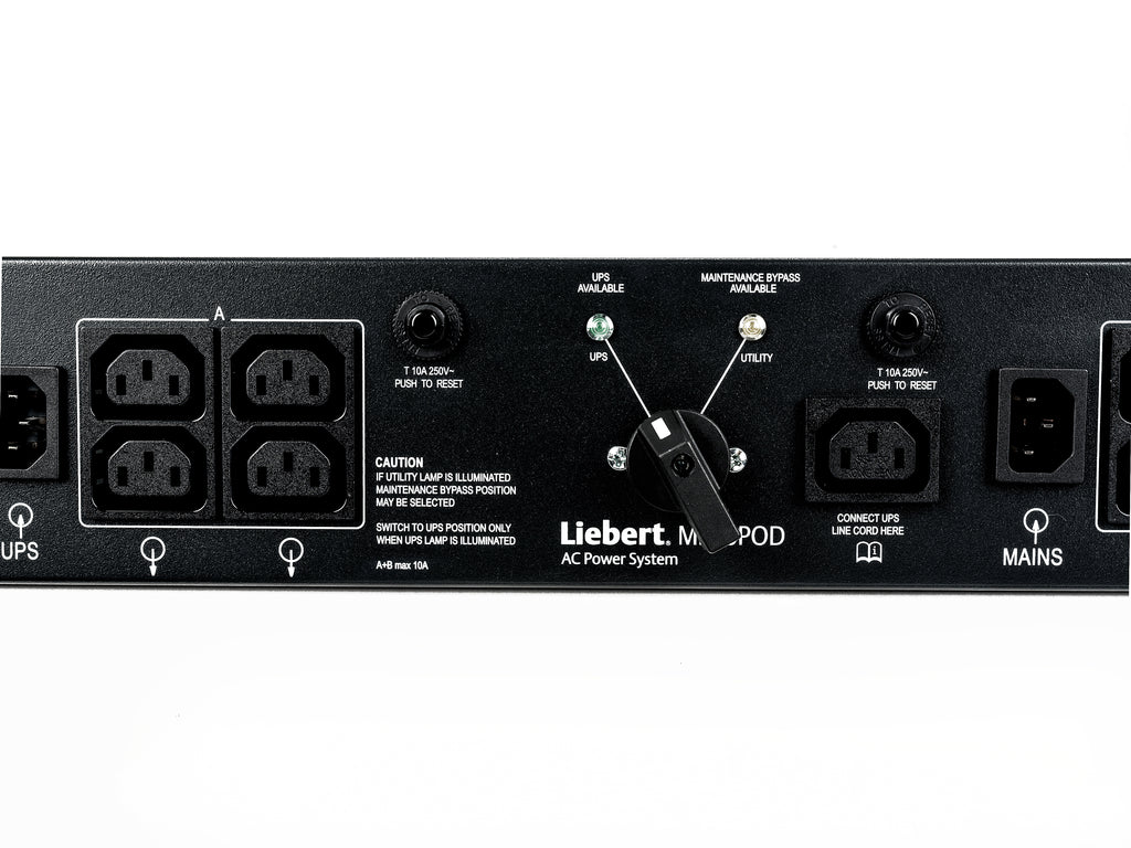 Vertiv Liebert MP2-210K unidad de distribución de energía (PDU) 4 salidas AC 2U Negro (2)