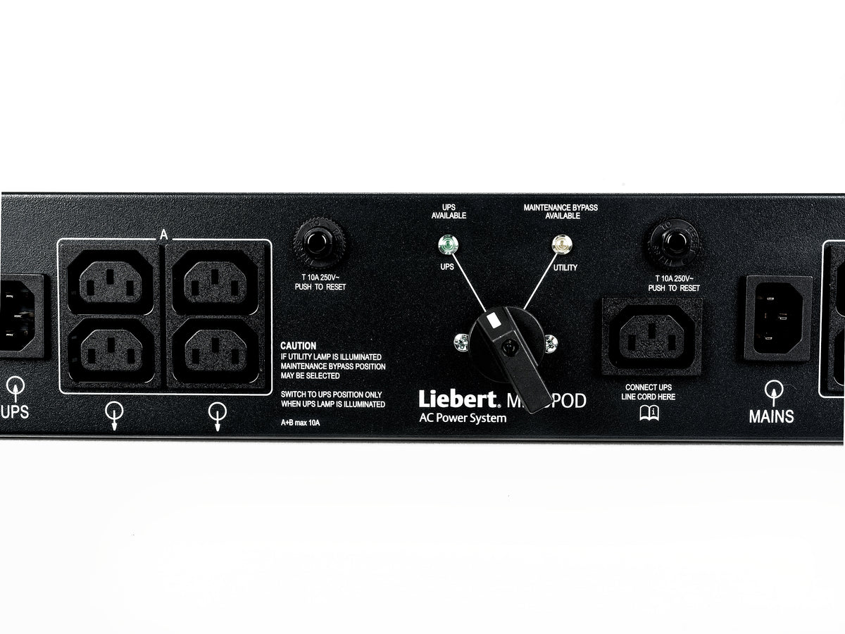 Vertiv Liebert MP2-210K unidad de distribución de energía (PDU) 4 salidas AC 2U Negro (2)