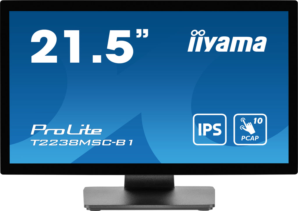 iiyama ProLite T2238MSC-B1 pantalla para PC 54,6 cm (21.5") 1920 x 1080 Pixeles Full HD LED Pantalla táctil Negro (3)