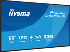 iiyama LH5575UHS-B2AG pantalla de señalización Pantalla plana para señalización digital 138,7 cm (54.6") LCD Wifi 500 cd / m² 4K Ultra HD Negro Procesador incorporado Android 11 24/7 (4)