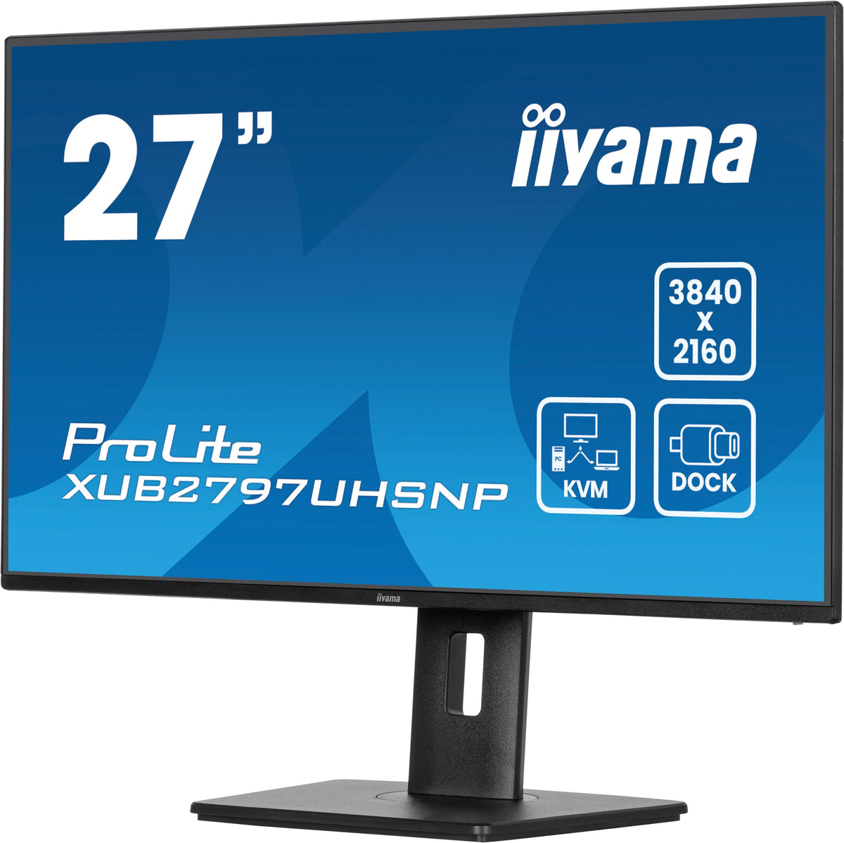 iiyama ProLite XUB2797UHSNP-B1 pantalla para PC 68,6 cm (27") 3840 x 2160 Pixeles 4K Ultra HD LED Negro (7)