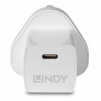 Lindy 73411 cargador de dispositivo móvil Universal Blanco Corriente alterna Carga rápida Interior (3)