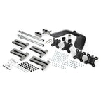 StarTech.com ARMQUADSS soporte para monitor 32" Negro, Plata