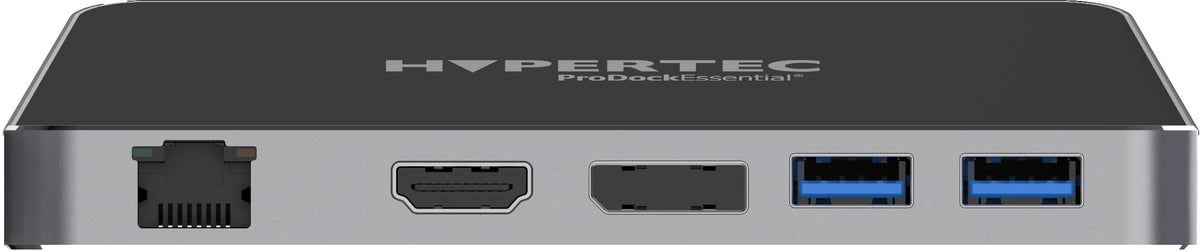 Hypertec ProDock HYP-USBCPD-E4 base para portátil y replicador de puertos Alámbrico USB 3.2 Gen 1 (3.1 Gen 1) Type-C Plata (2)