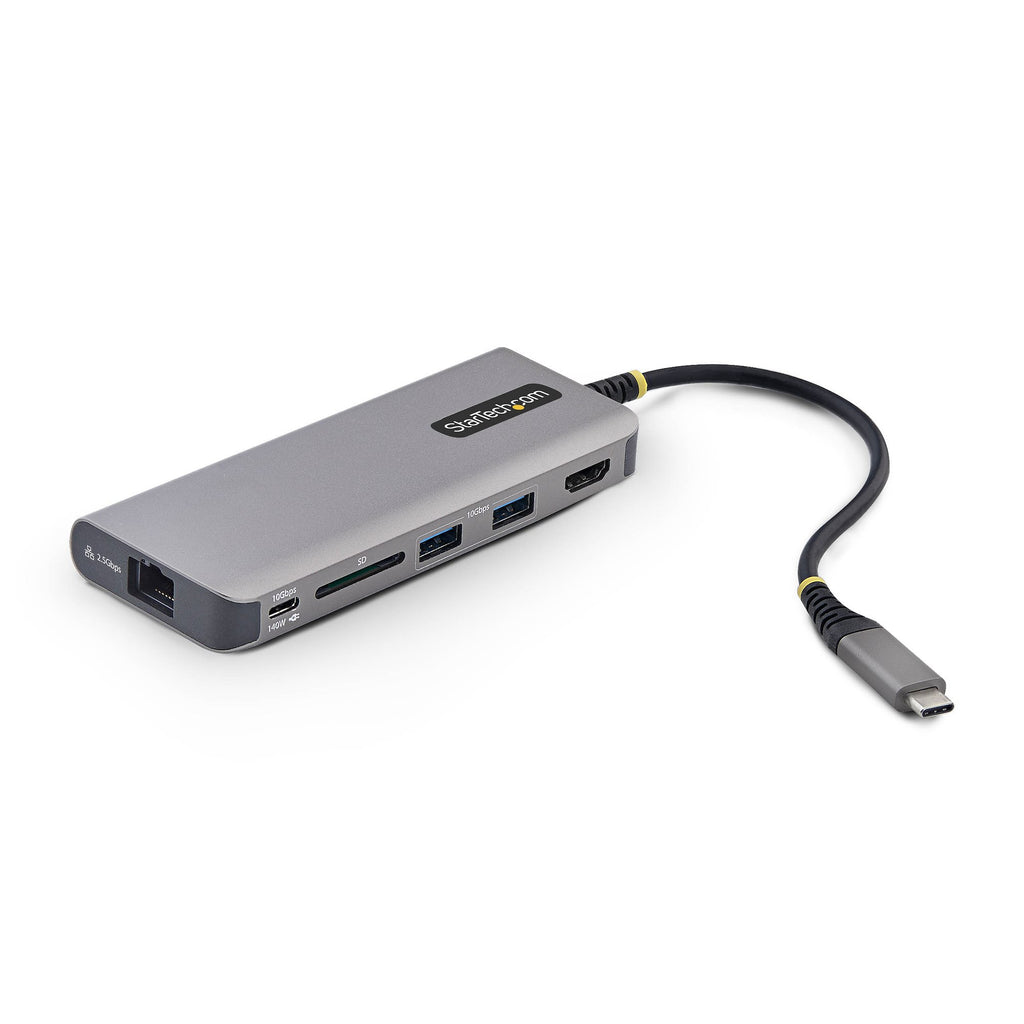 StarTech.com 177B-USBC-MULTIPORT base para portátil y replicador de puertos Alámbrico USB 3.2 Gen 2 (3.1 Gen 2) Type-C Gris