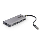 StarTech.com 177B-USBC-MULTIPORT base para portátil y replicador de puertos Alámbrico USB 3.2 Gen 2 (3.1 Gen 2) Type-C Gris
